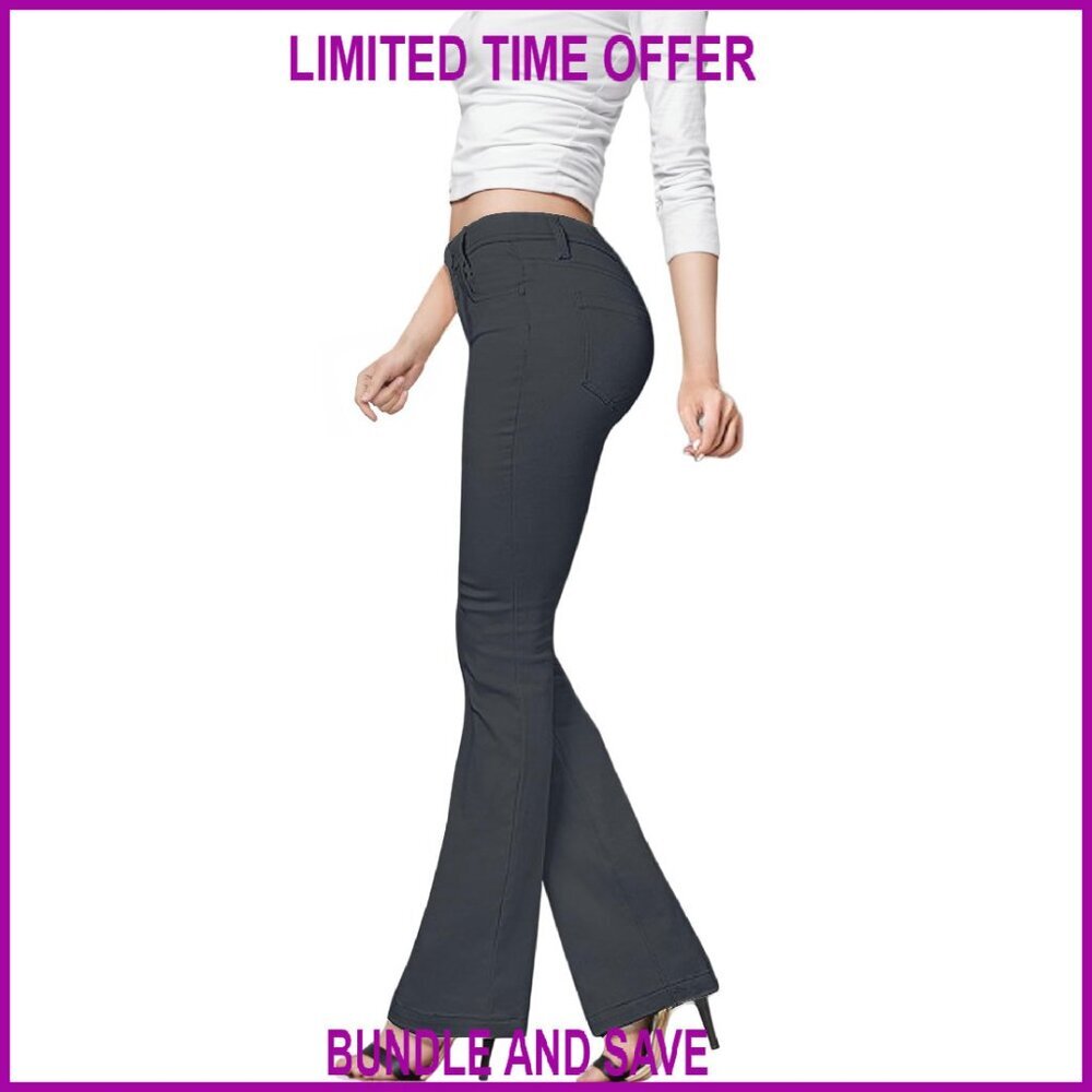 Ultra Stretch Boot Cut Pants for Work Casual Wear